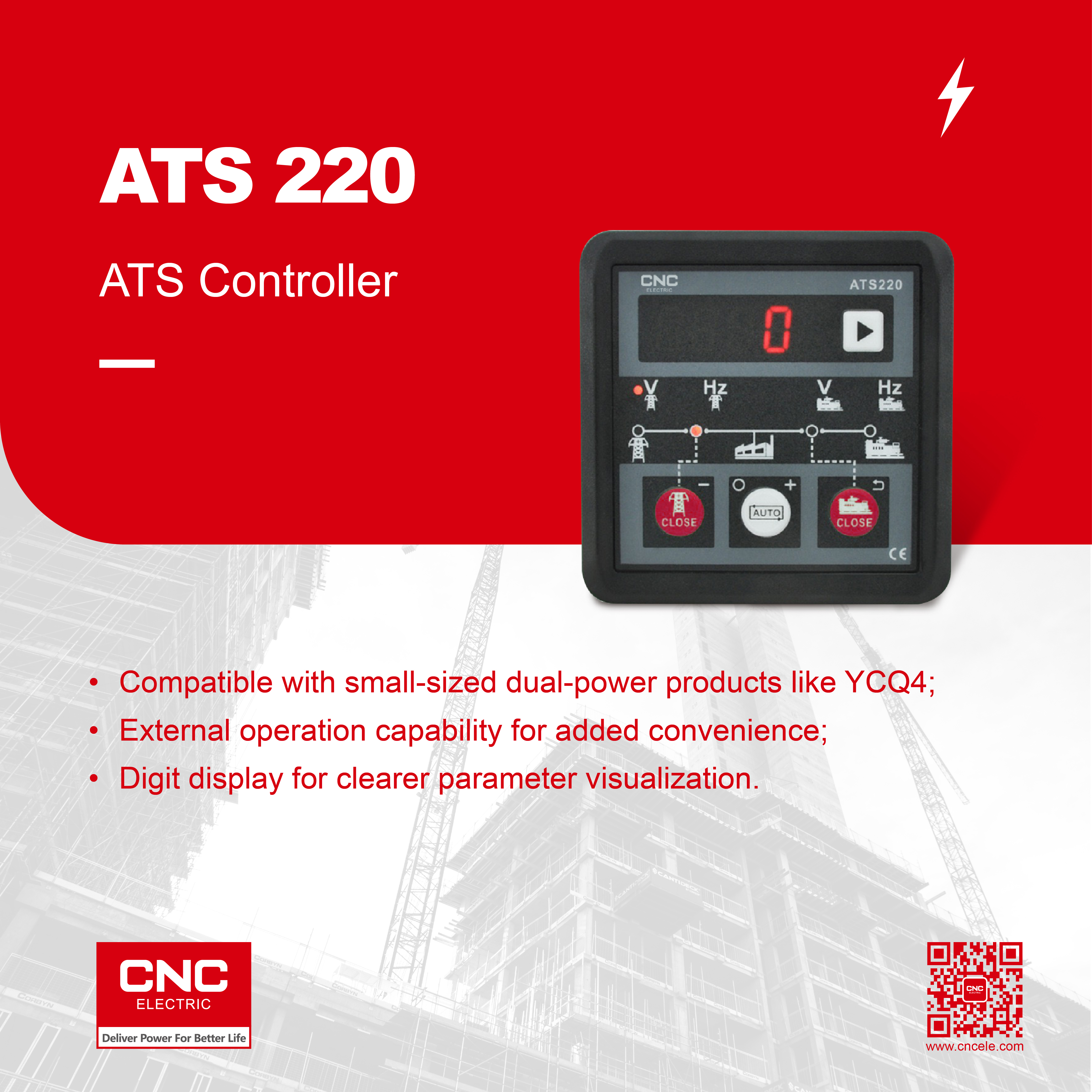 CNC | The cutting-edge ATS 220 ATS Controller