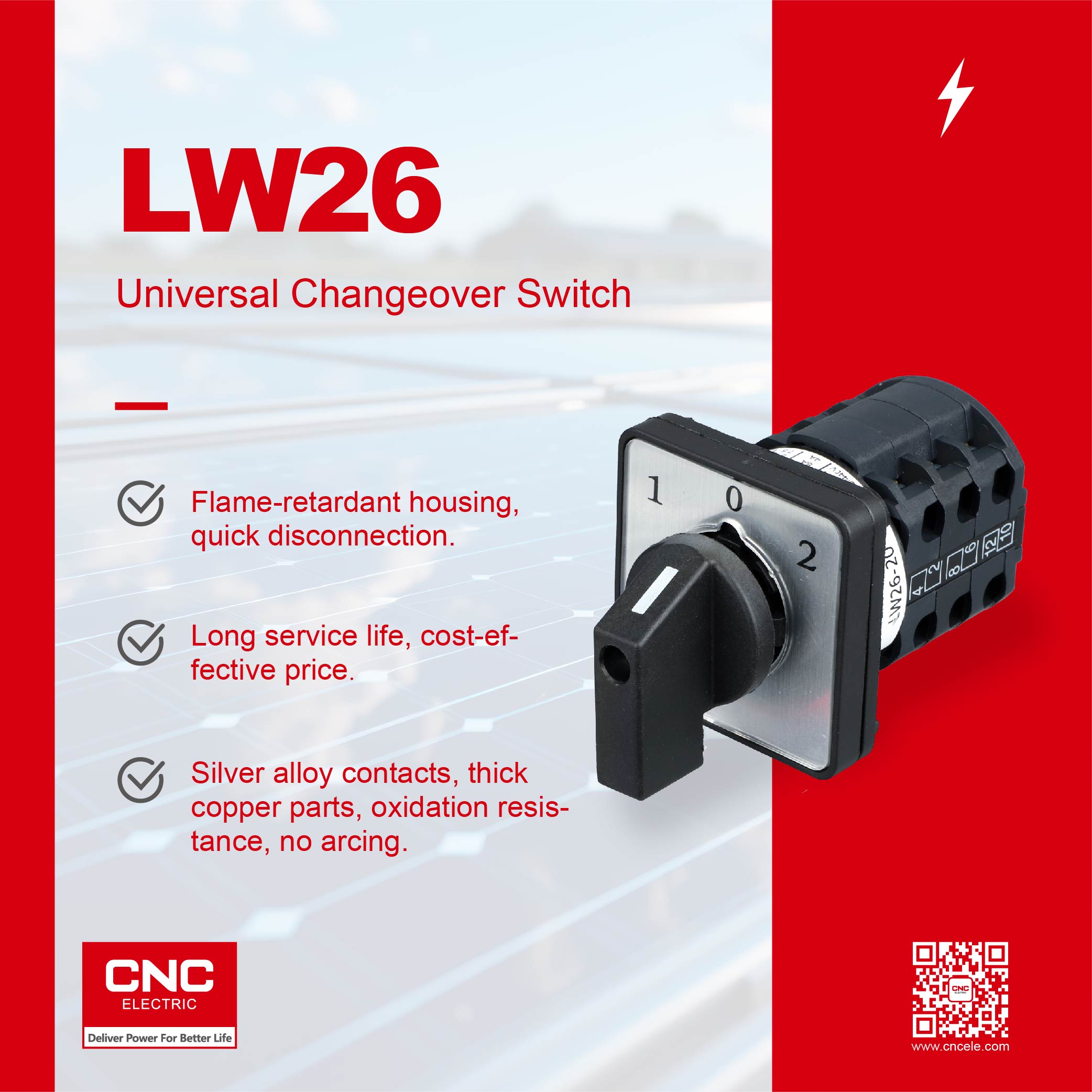 CNC | LW 26 Universal Changeover Switch