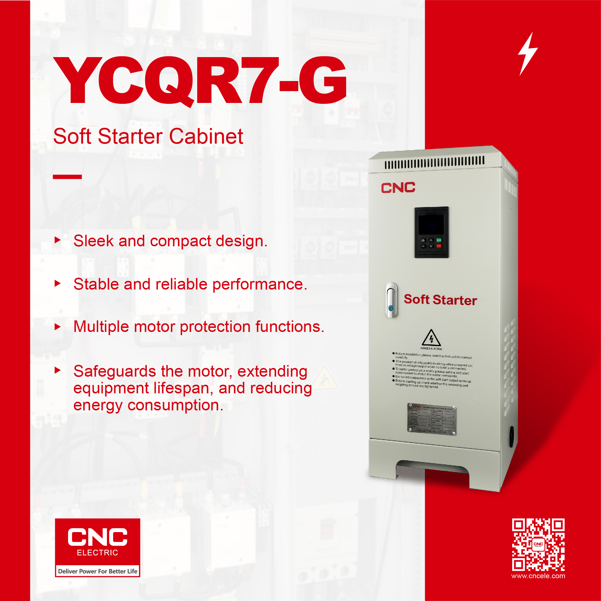 CNC | Introducing the YCQR7-G Soft Starter Cabinet: Enhancing Motor Performance and Efficiency